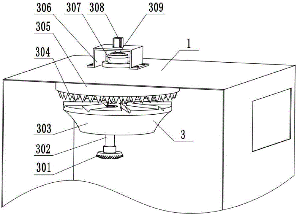 Sunflower deseeding machine