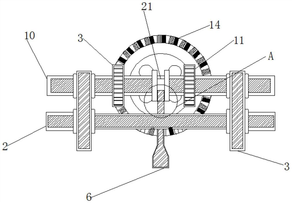 Energy-saving type automobile stamping part antirust liquid recycling mechanism