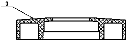 Support frame structure for spindle container