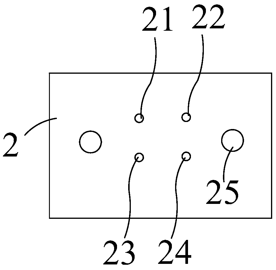 Steering gear clamping device and clamping method suitable for steering gear test platform