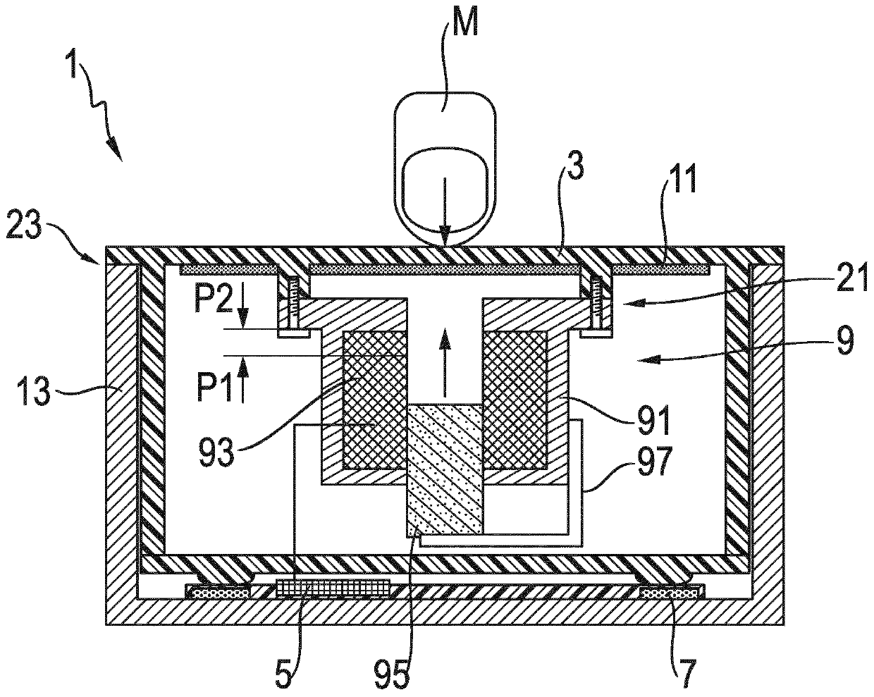 Haptic feedback for touch panel device