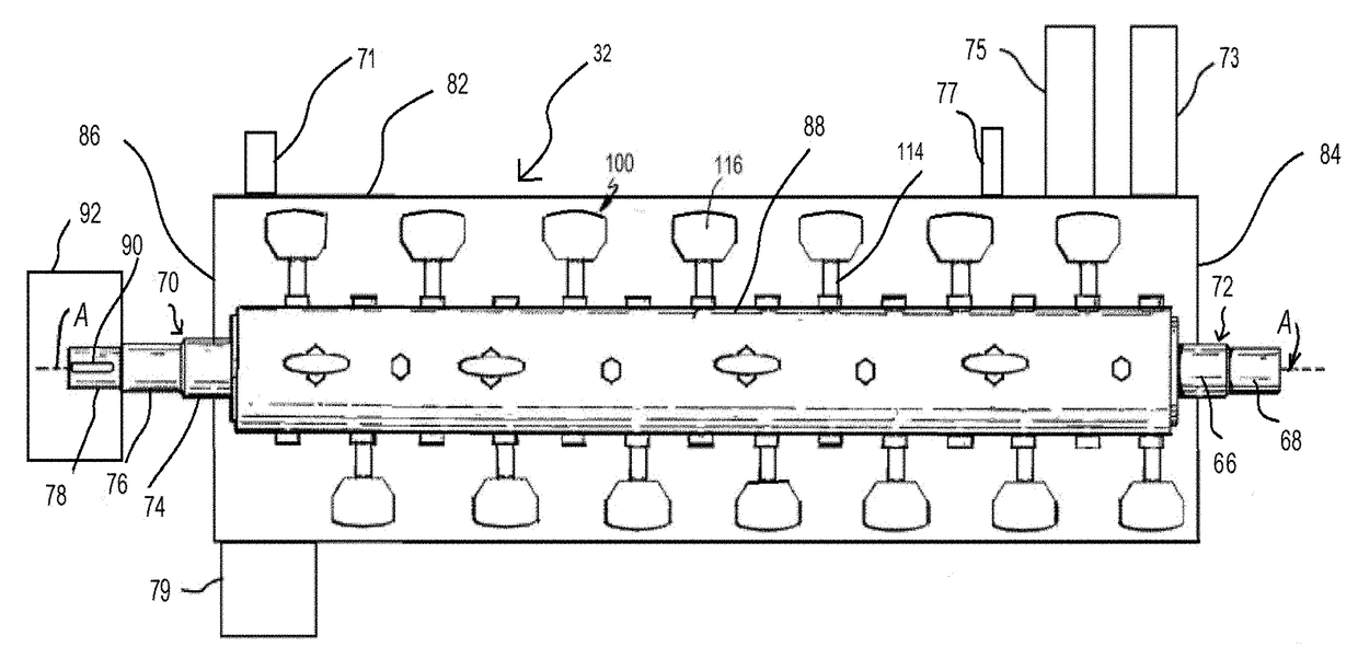 Continuous mixer and method of mixing reinforcing fibers with cementitious materials