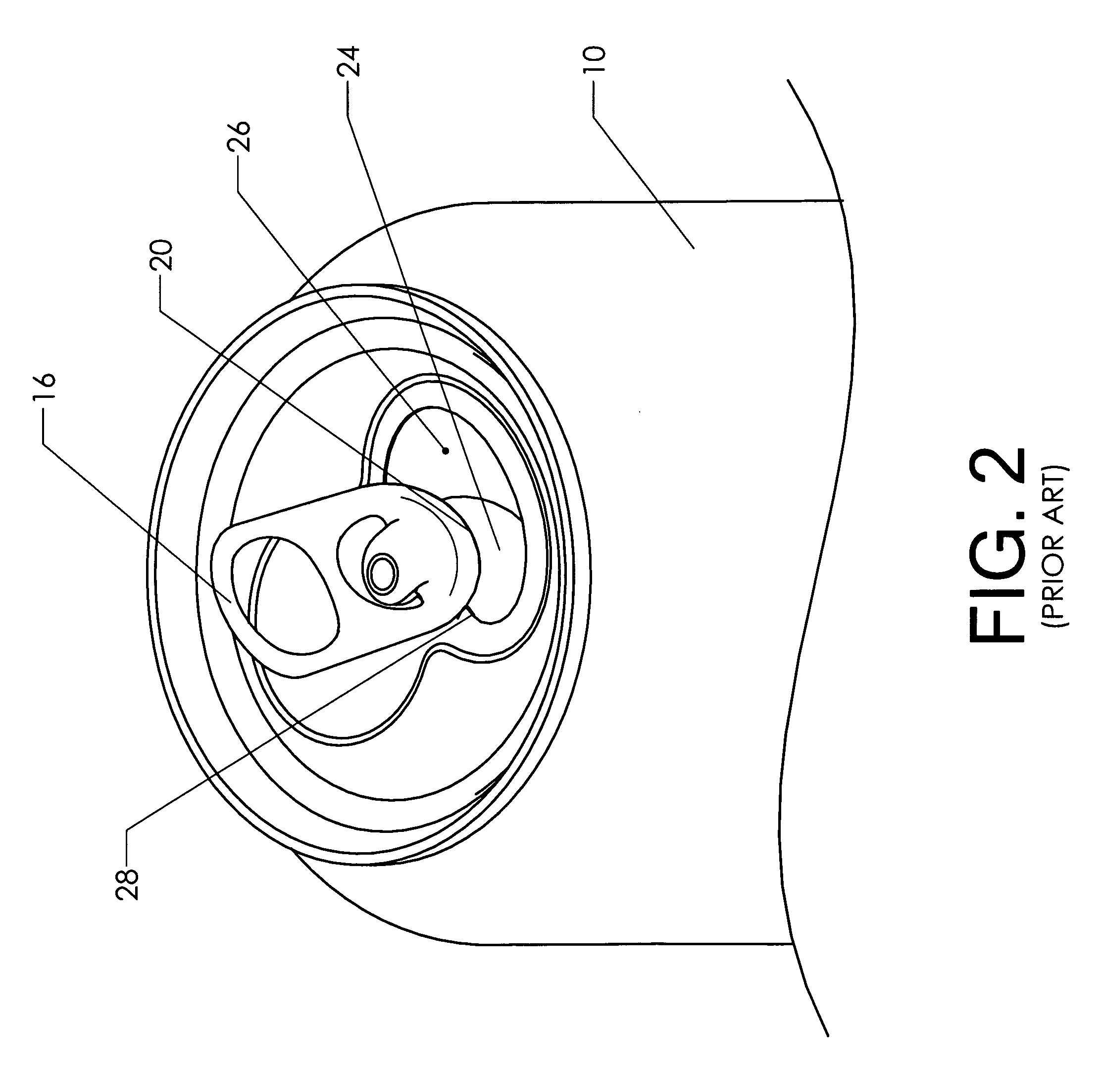 Bifurcated beverage can with unified opening and mixing operation