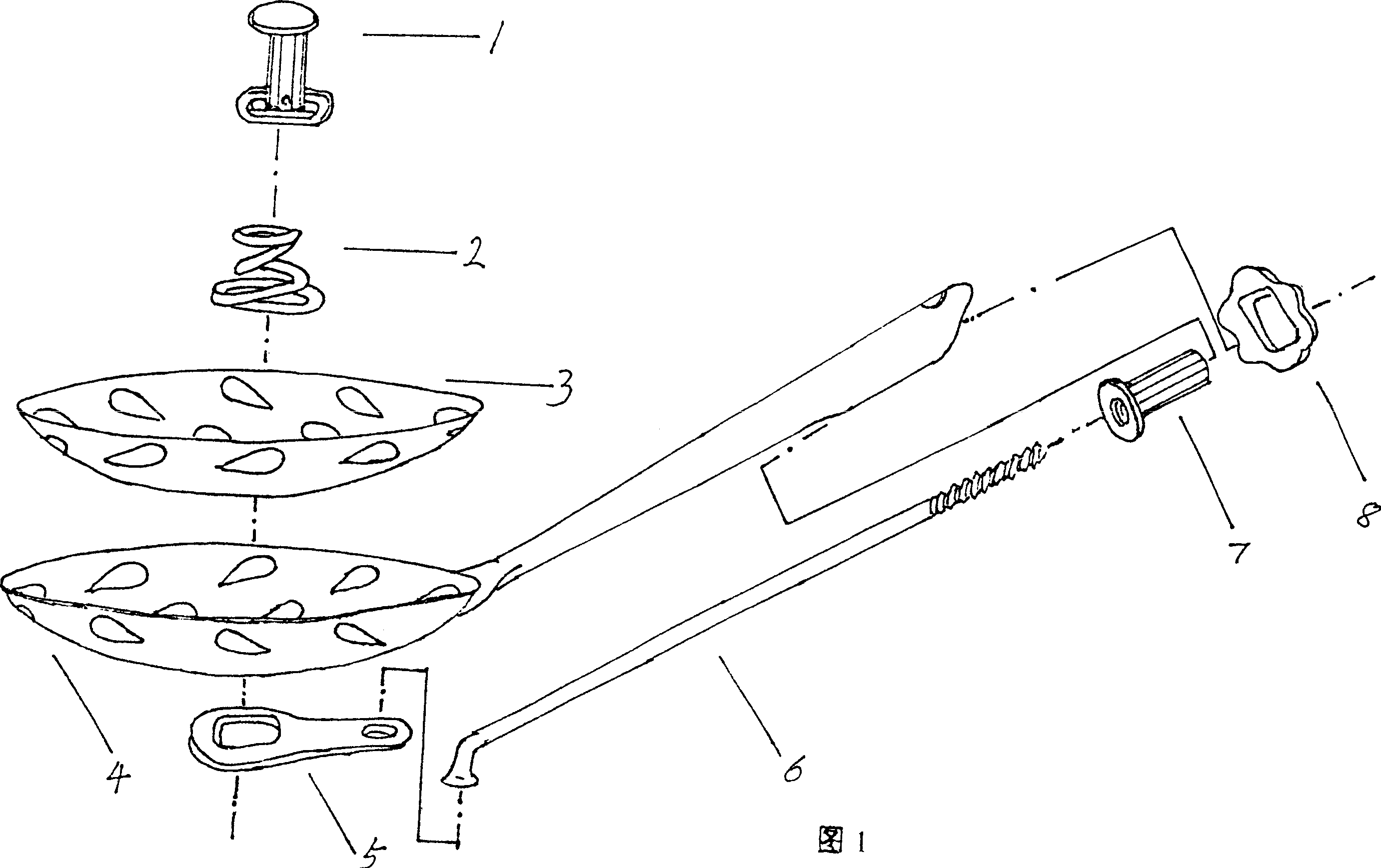 Wicker or wire strainer with adjustable water-logging holes