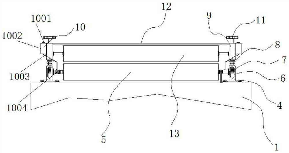 Lifting type printing and drying mechanism for corrugated boards