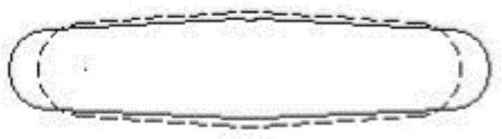 Flat polyester fiber FDY (Fully Drawn Yarn) and preparation method thereof