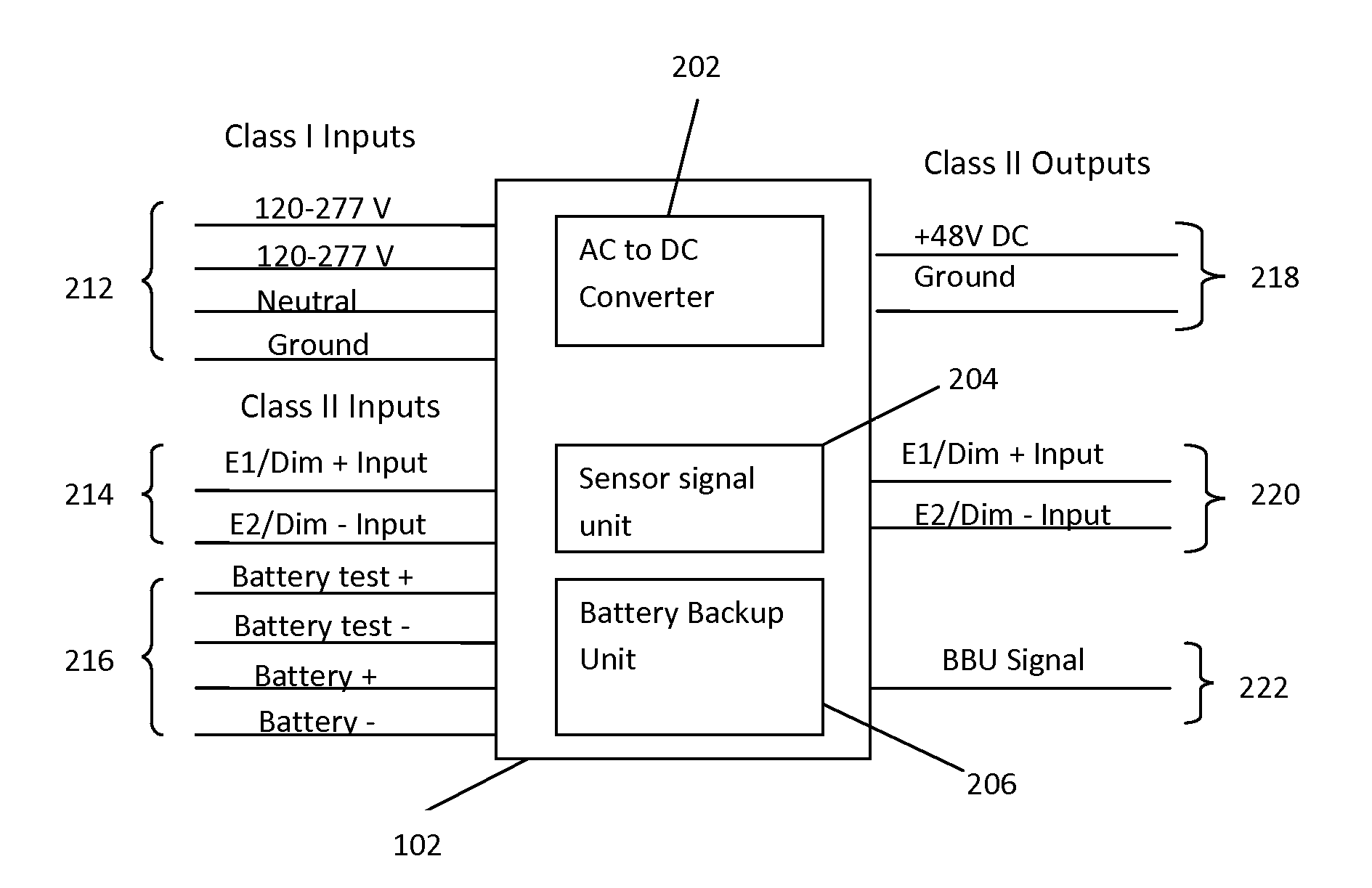 Hybrid power architecture for controlling a lighting system