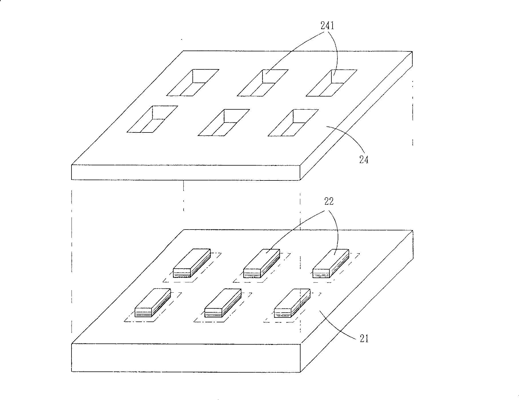 Method for producing white light luminous diode