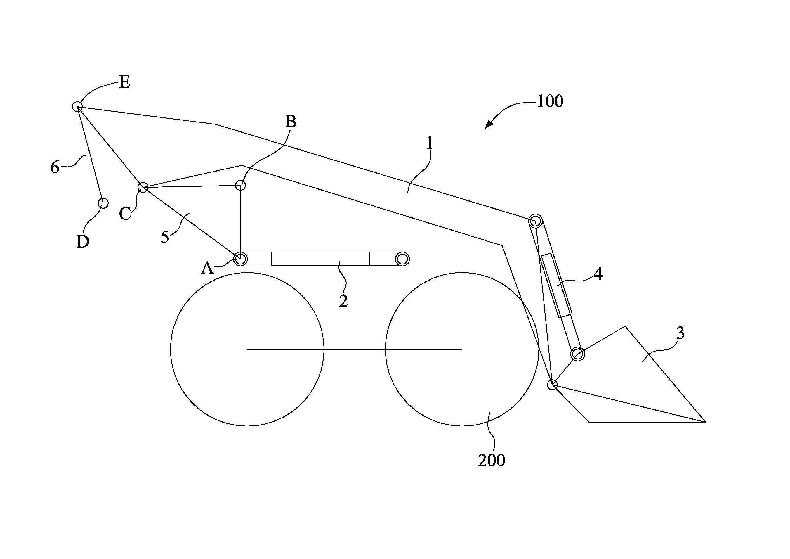 Slipping loading machine perpendicular lift device