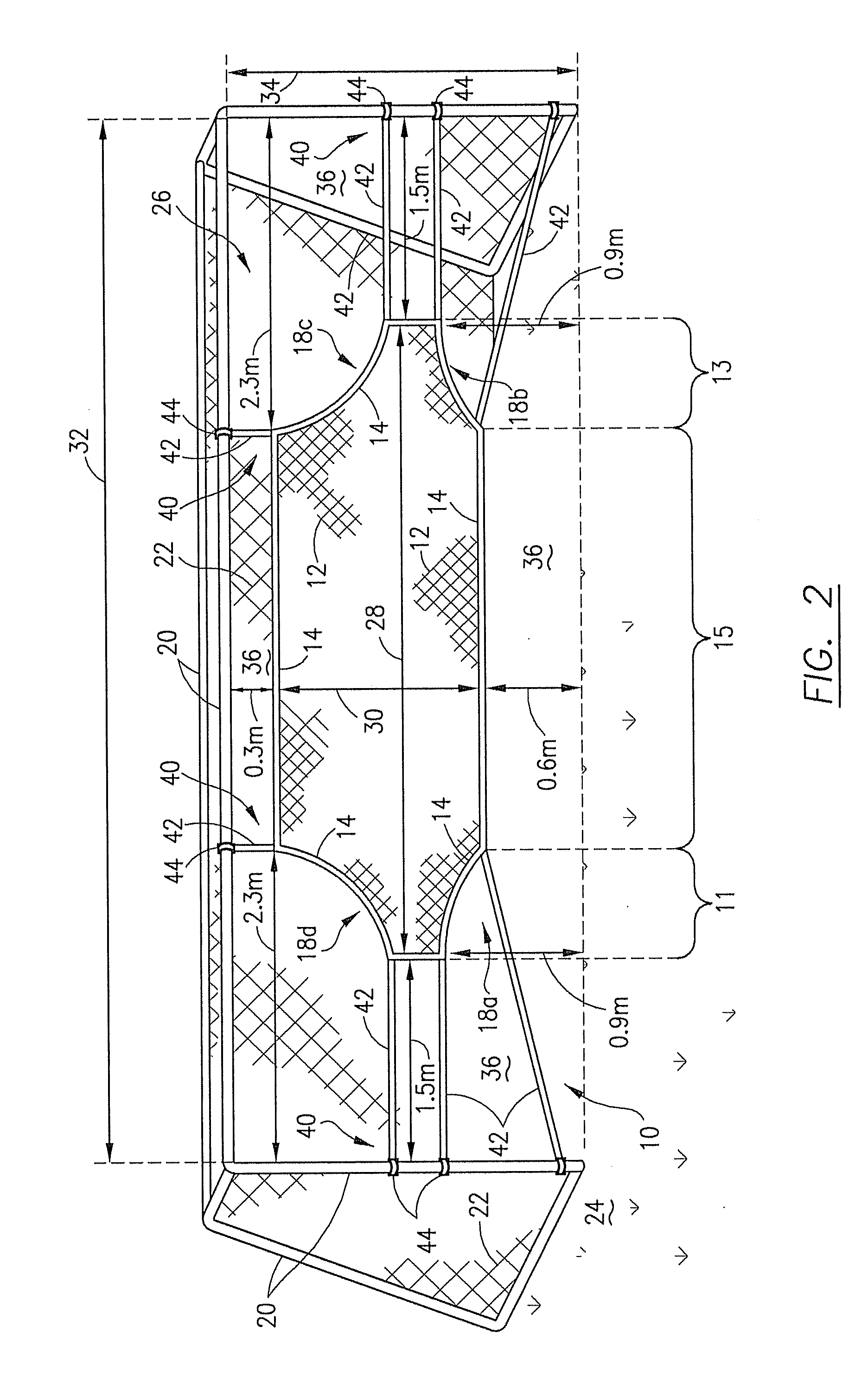 Soccer Training Apparatus and Method