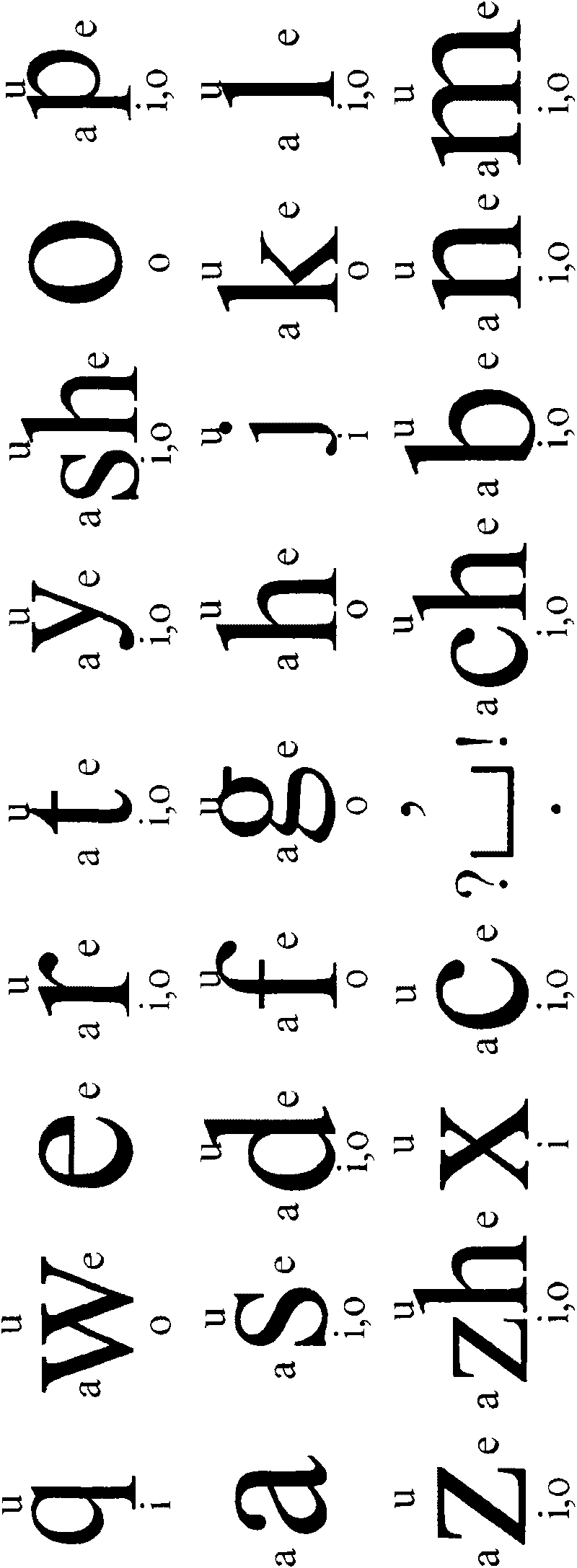 Pinyin input method and terminal thereof