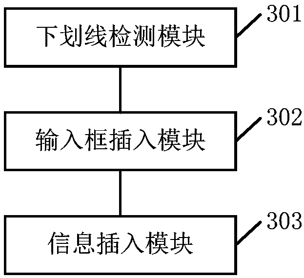 Information insertion method and device