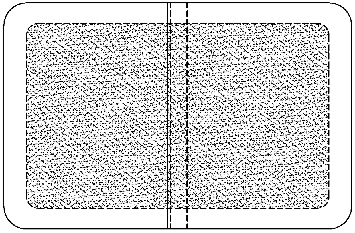 A kind of medical functional foam dressing material