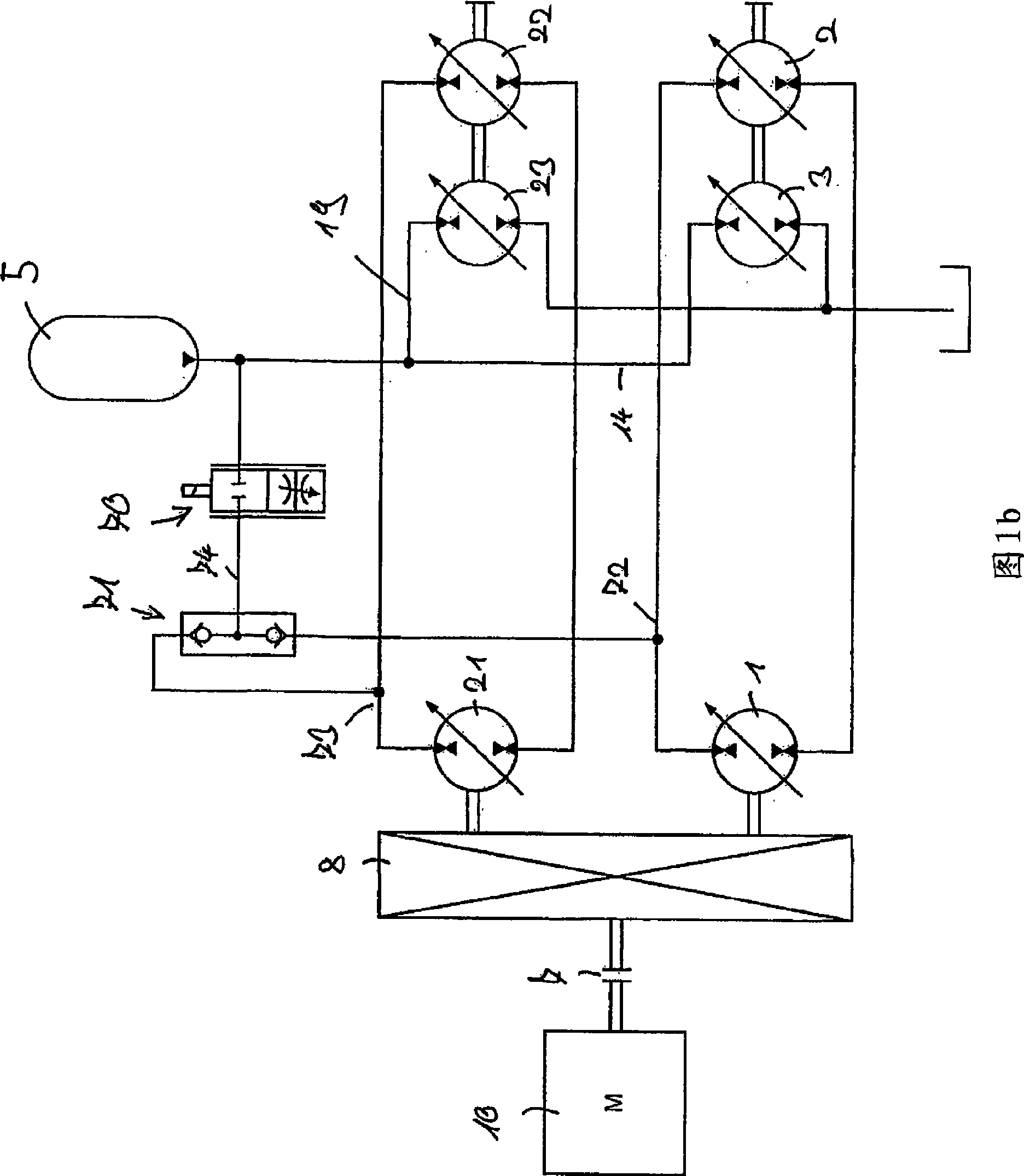 Hydraulic drive system with energy recuperation