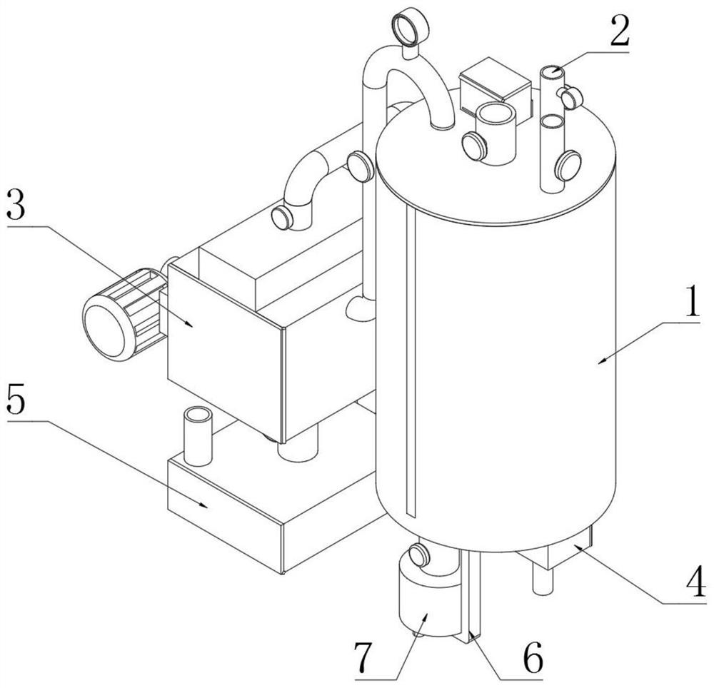 Atmospheric pollution purification and treatment device