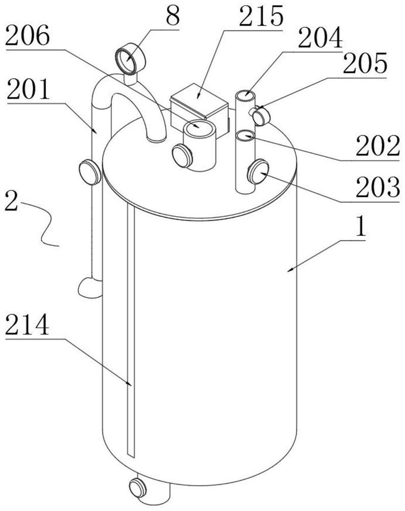 Atmospheric pollution purification and treatment device