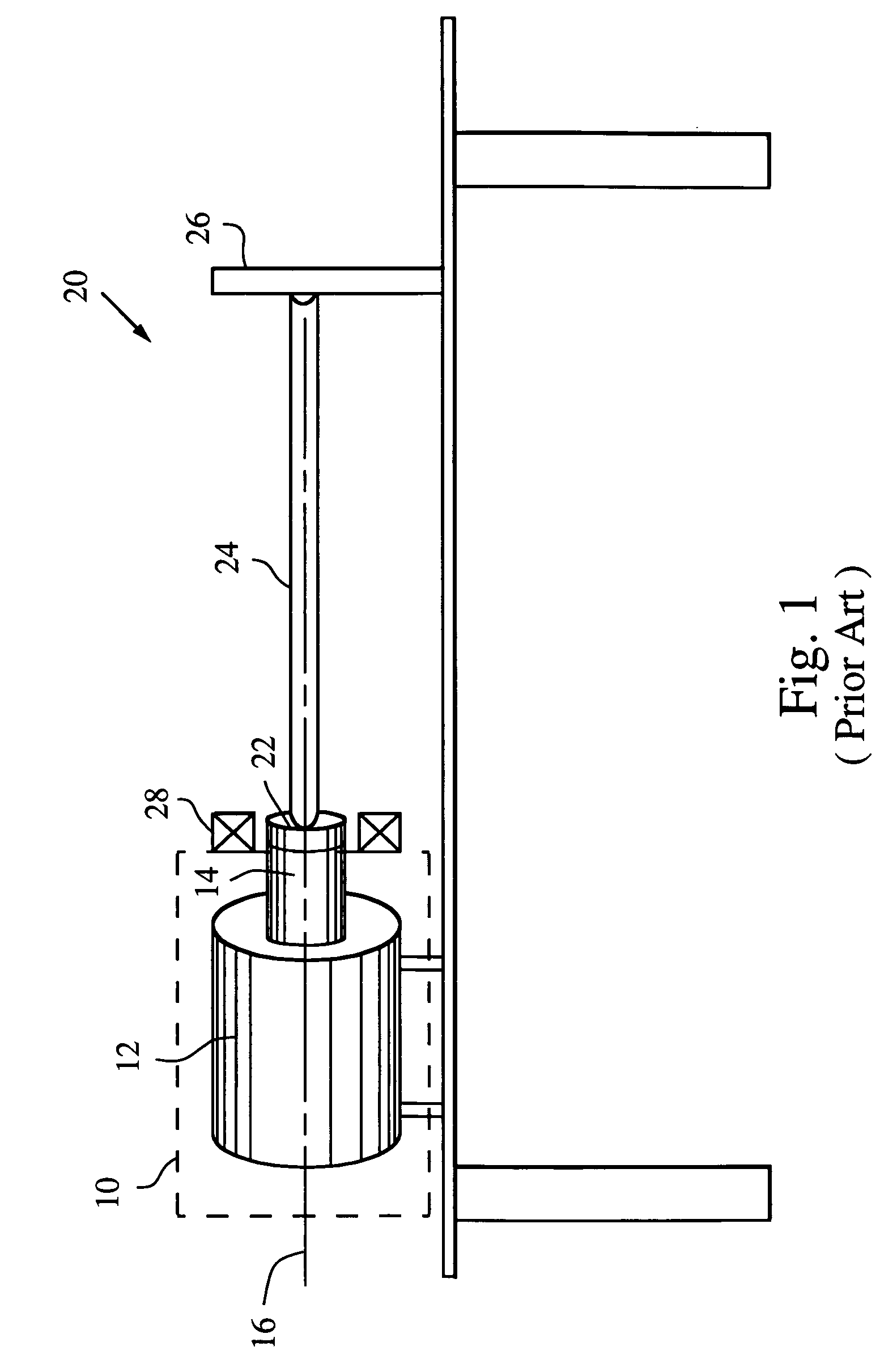 Dynamic load fixture for application of torsion loads for rotary mechanical systems