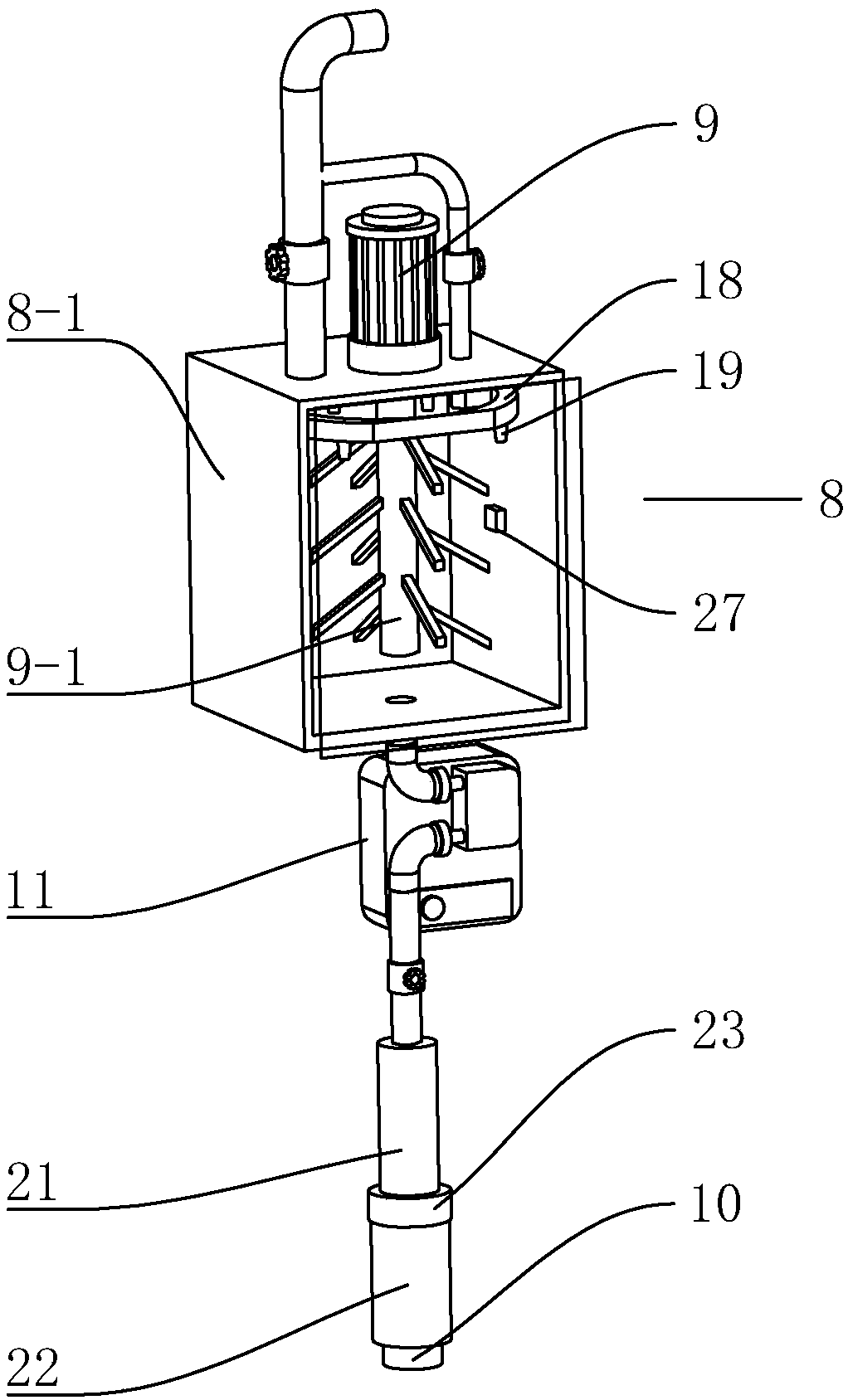 Equipment for automatically mixing liquid drink freshly and mixing method