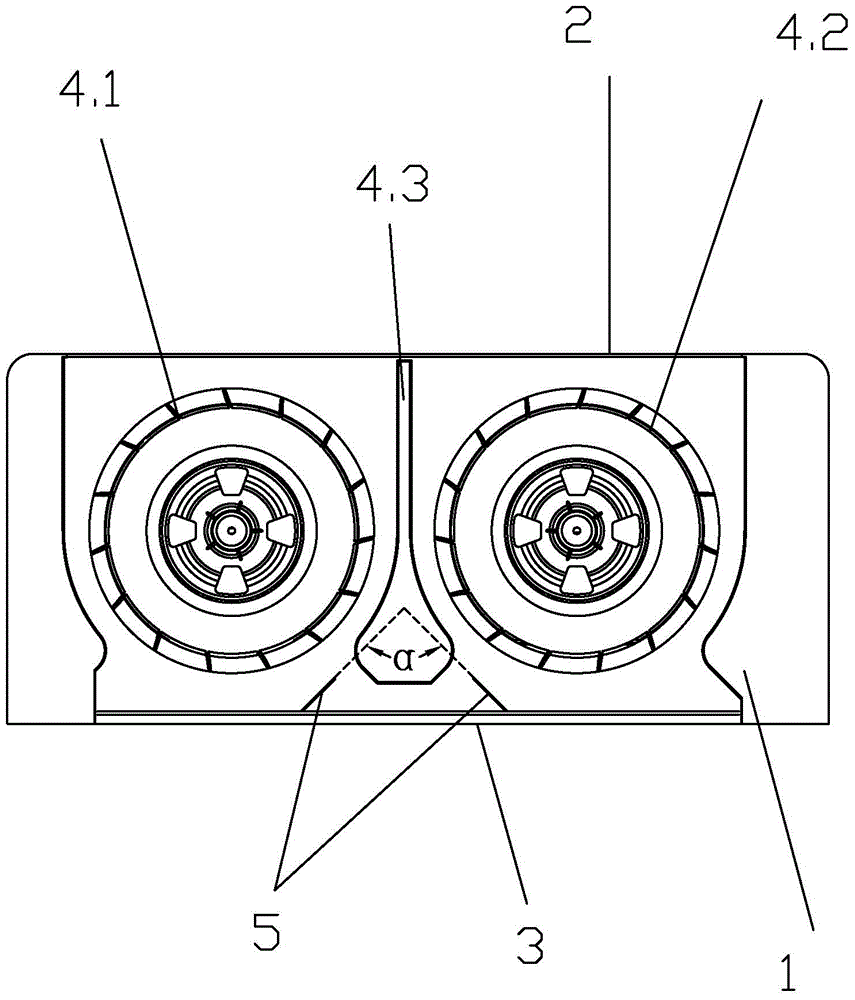 Indoor hanging type machine of air conditioner