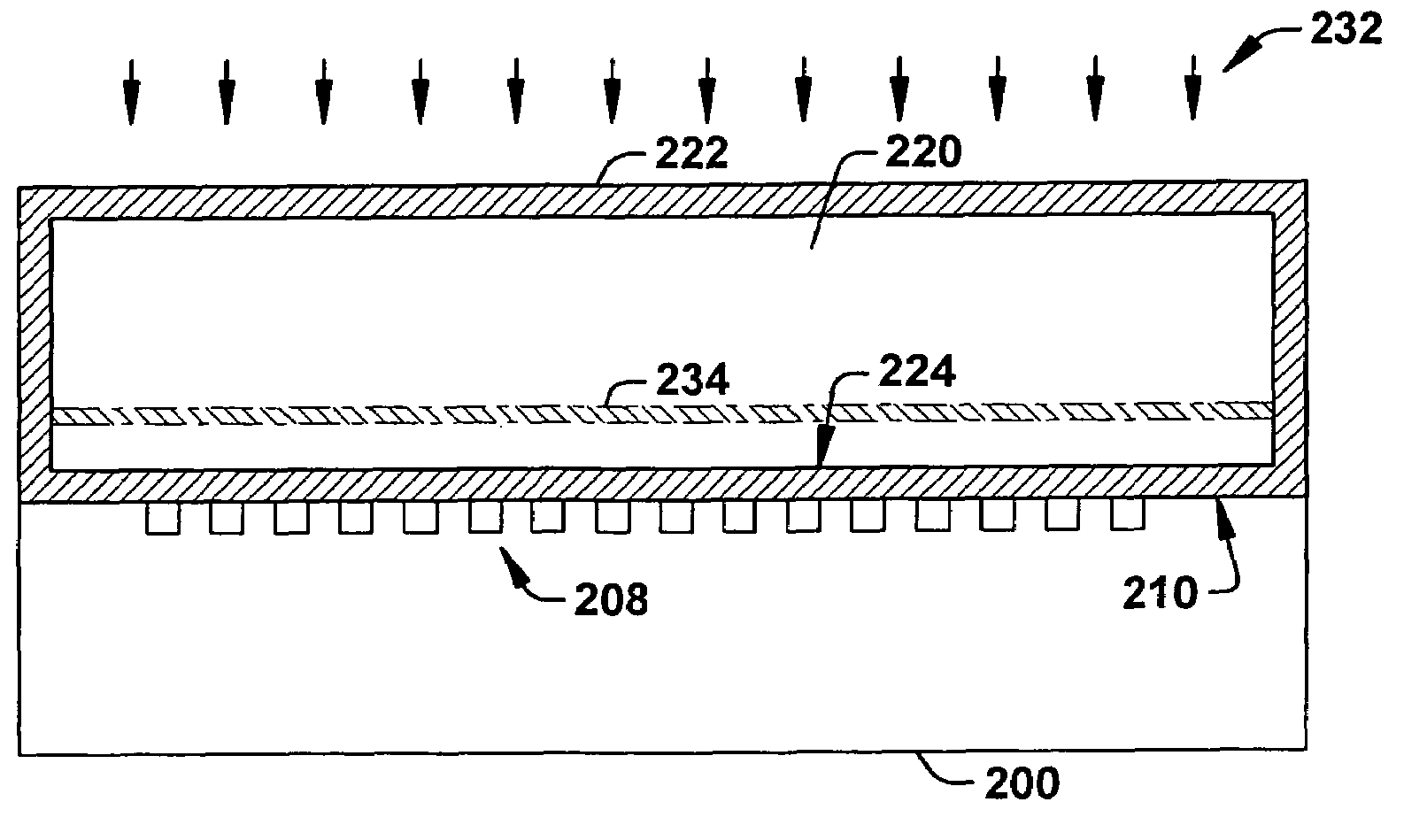 SOI wafer with cooling channels and a method of manufacture thereof