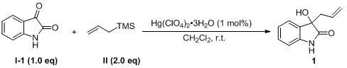 Method for preparing 3-allyl-3-hydroxy oxindole