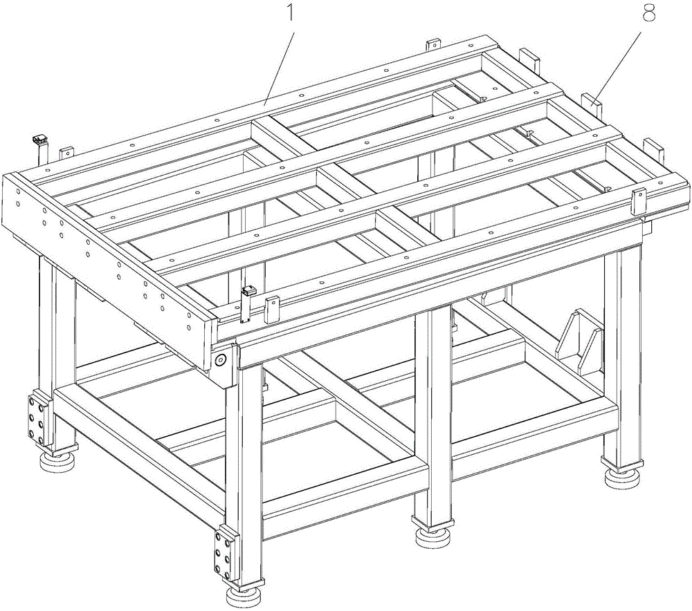 Blanking mechanism for fully automatic numerical control chamfering machine