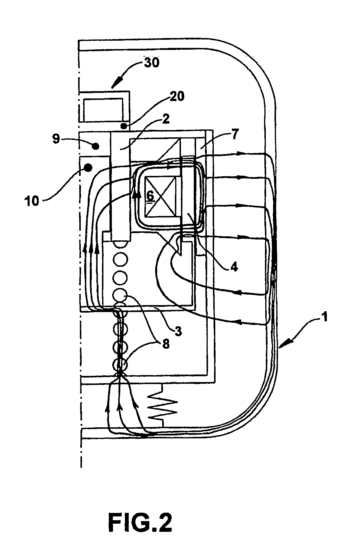 Constructive arrangement for a resonant compressor