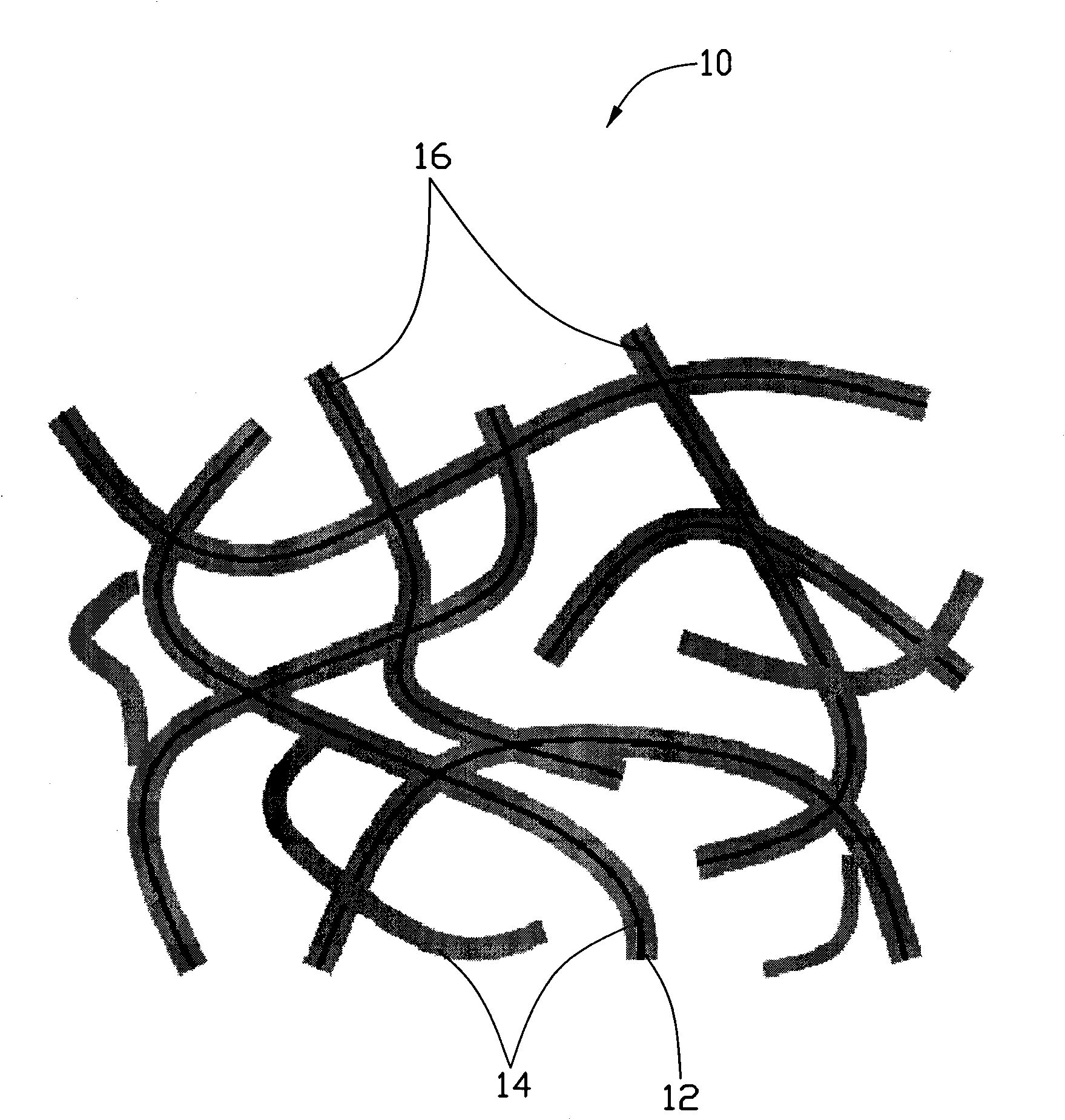 Preparation method for carbon nano tube/conducting polymer composite material