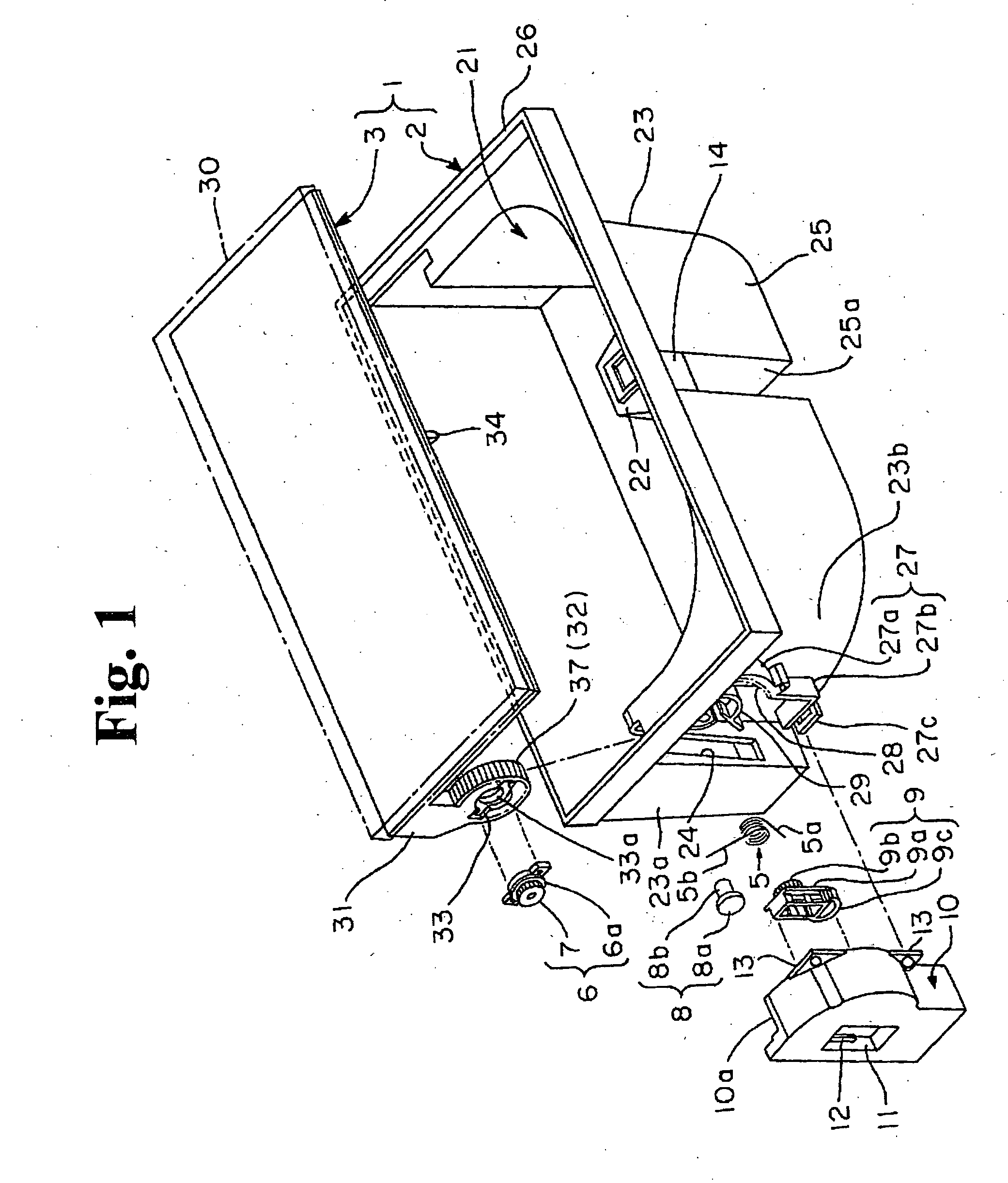 Door operating mechanism and unit