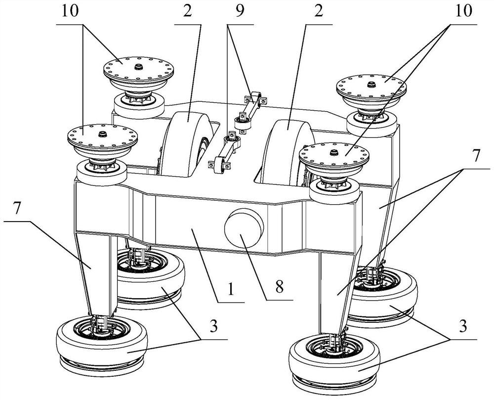 Bogie system and vehicle