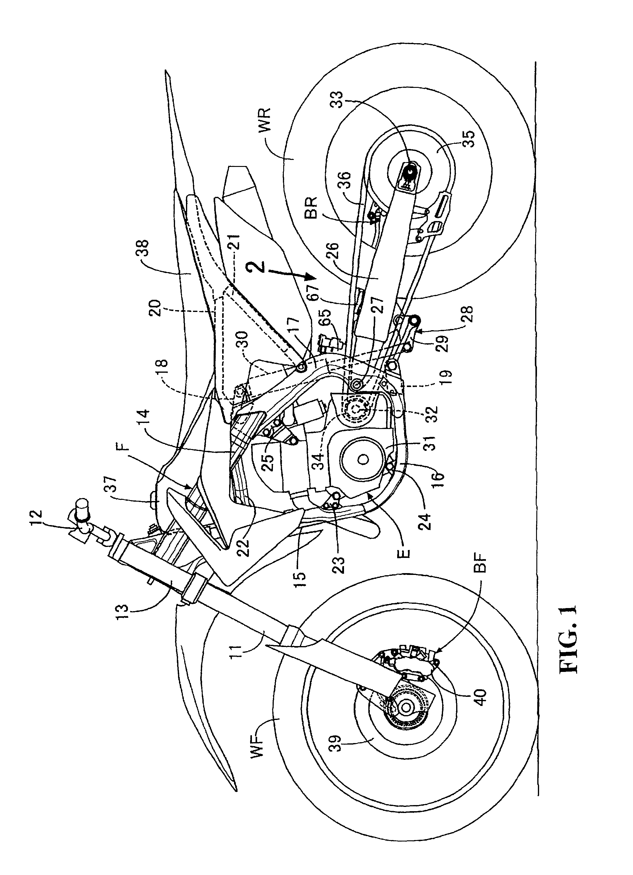 Brake hose guide