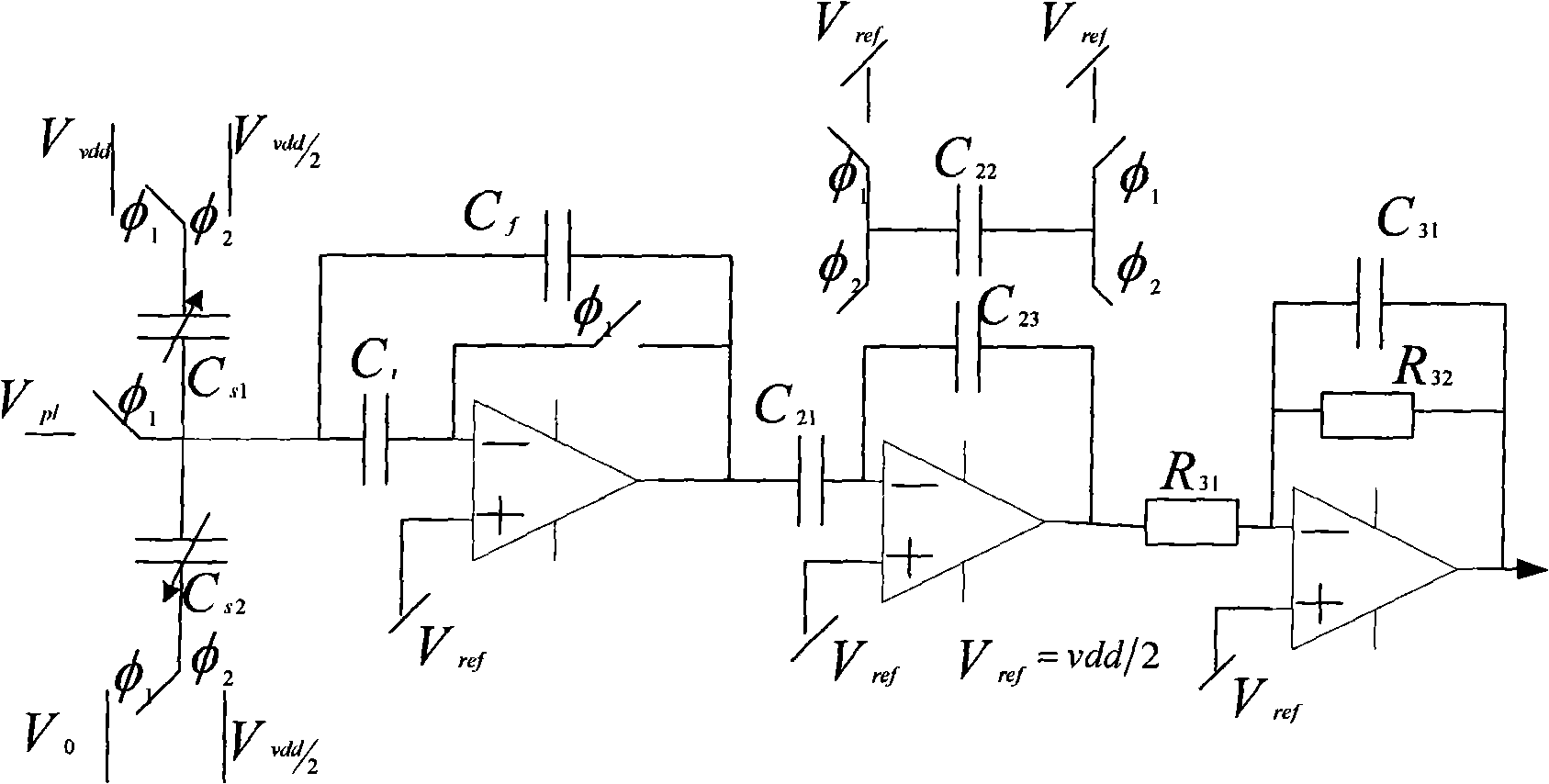 Capacitance testing circuit and capacitance-type sensor interface circuit chip thereof