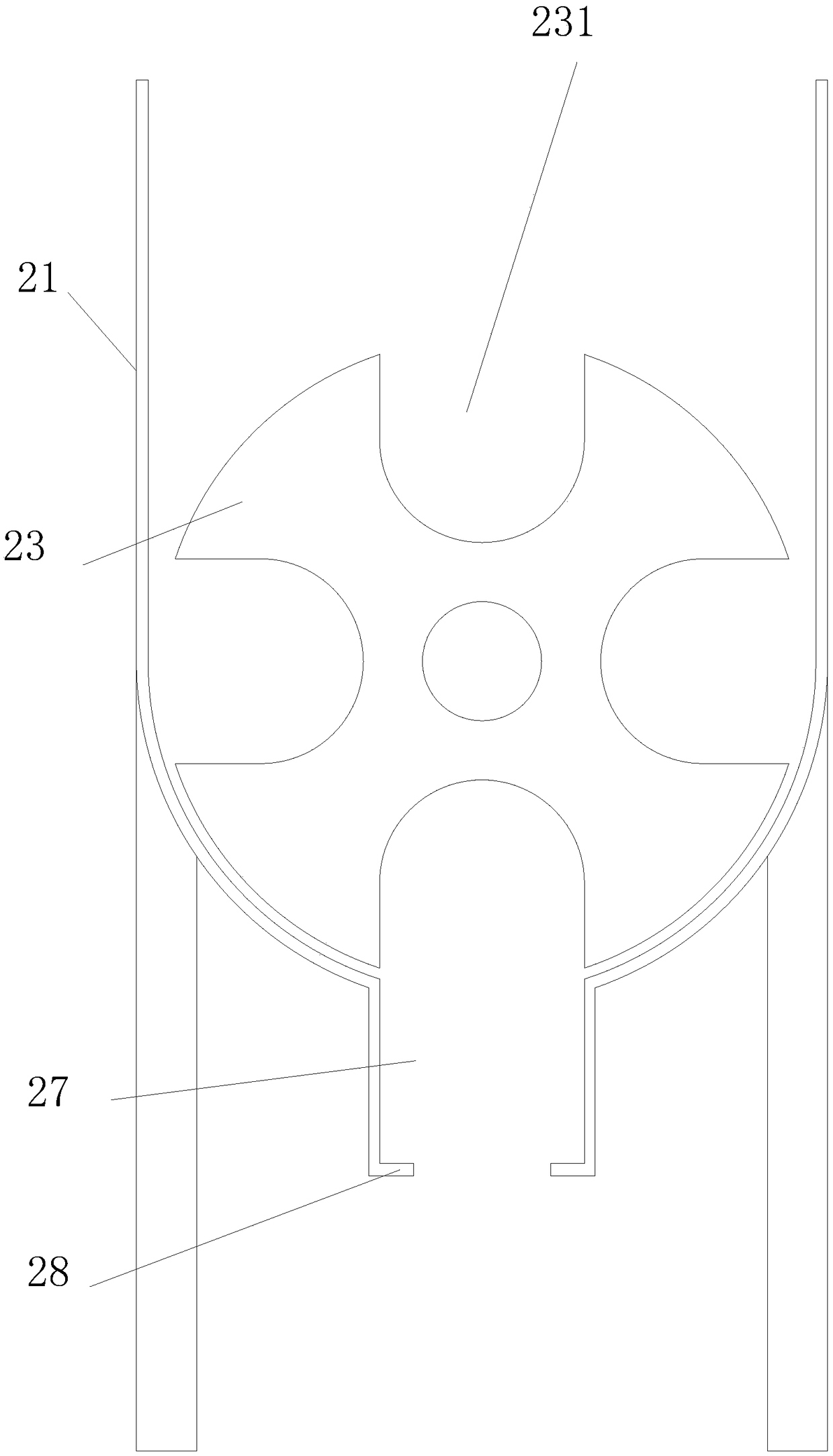 Automatic punching device for pipe rack of double-wheel electric vehicle