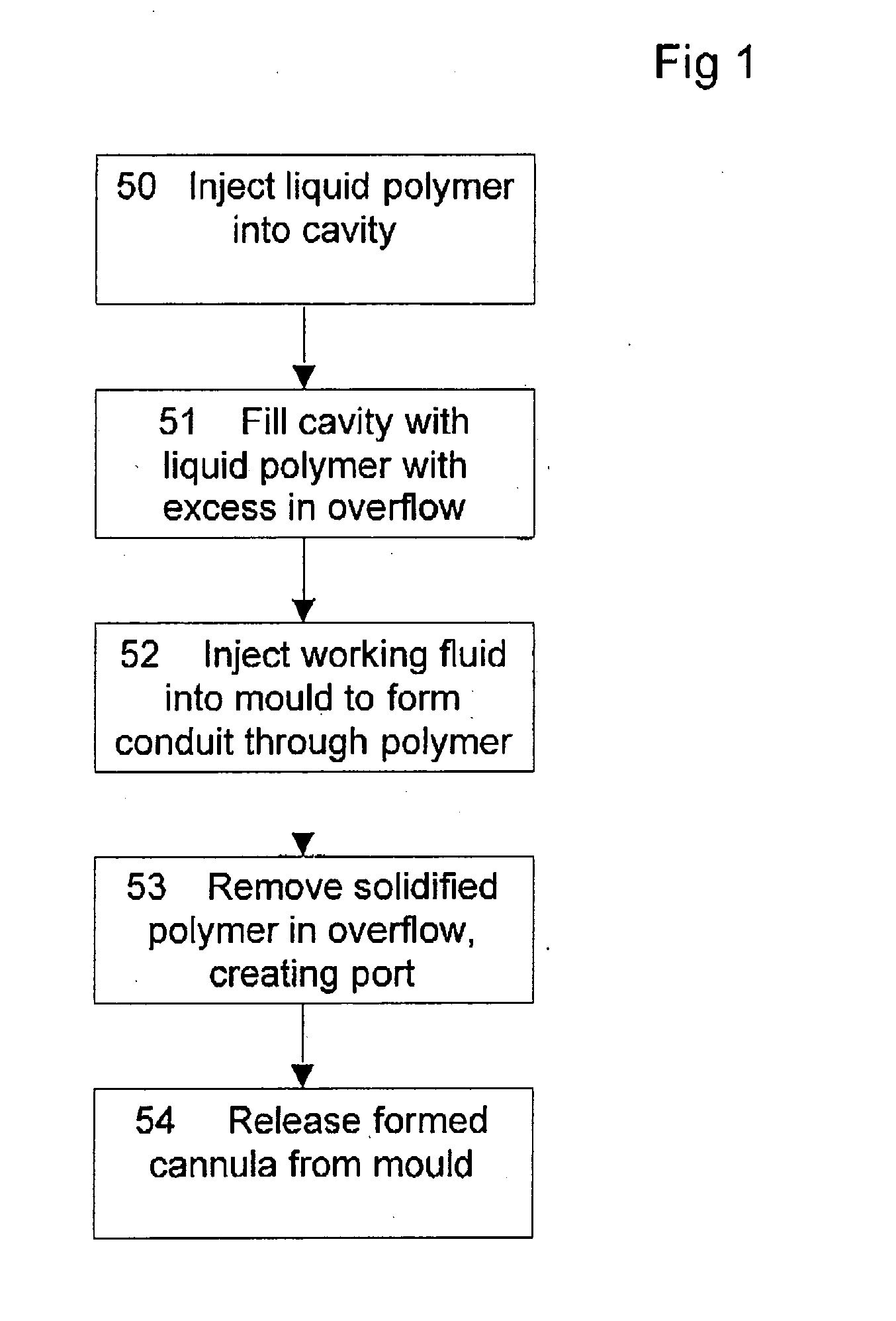 Method and apparatus for moulding cannulae