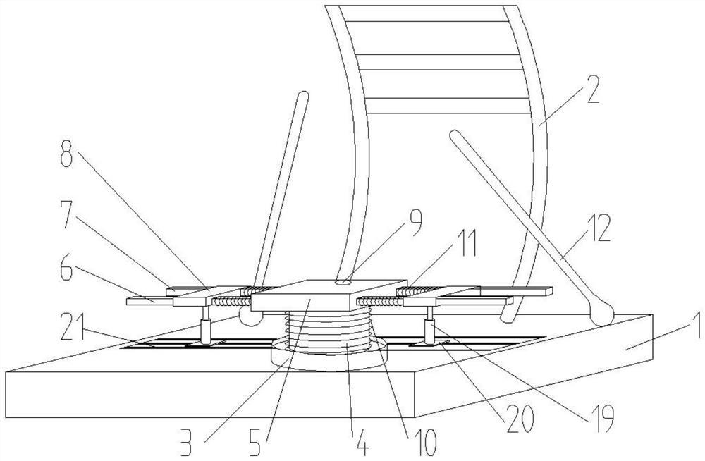 A human body balance quality testing and training instrument