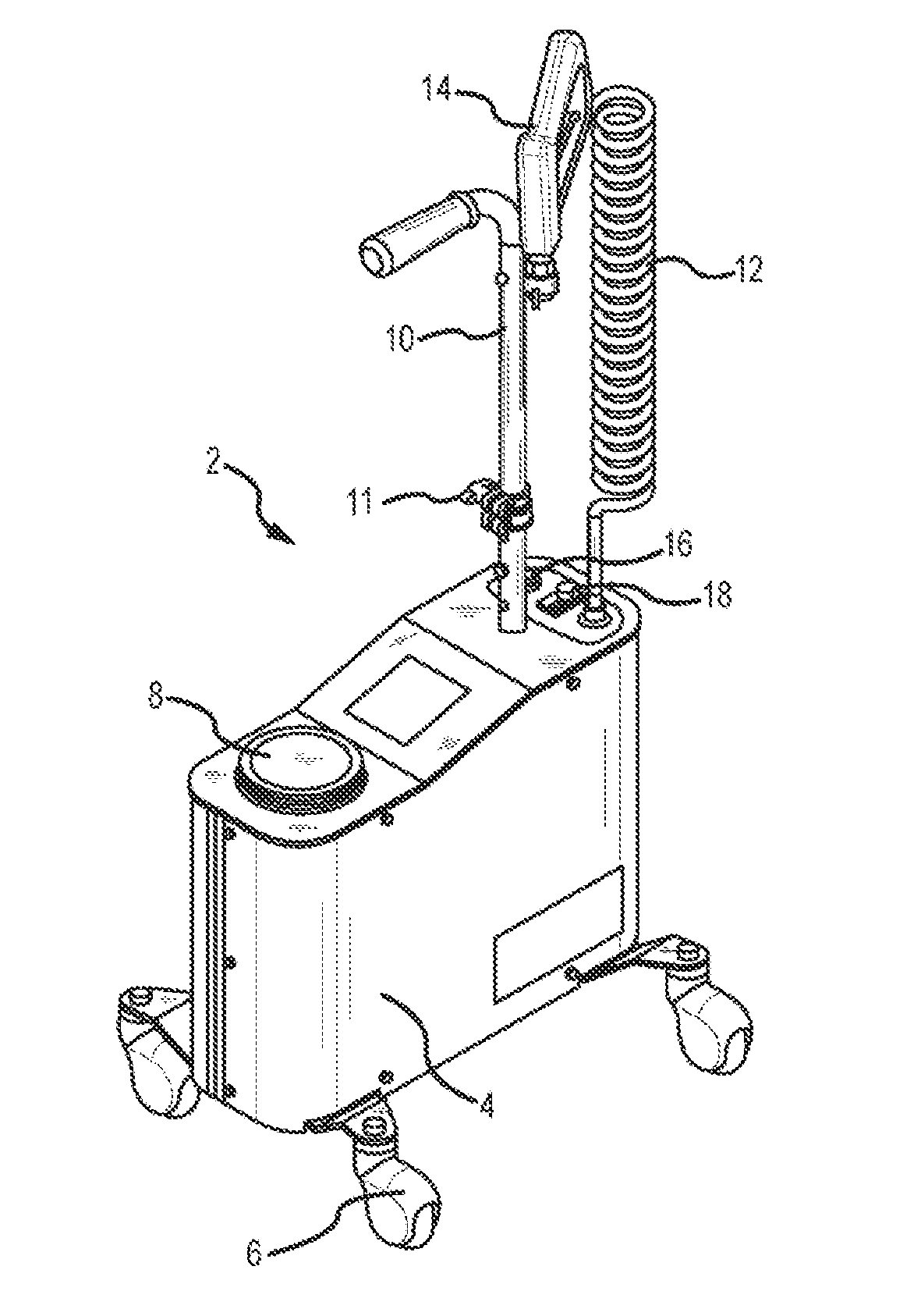 Self-contained spray apparatus for disenfectants