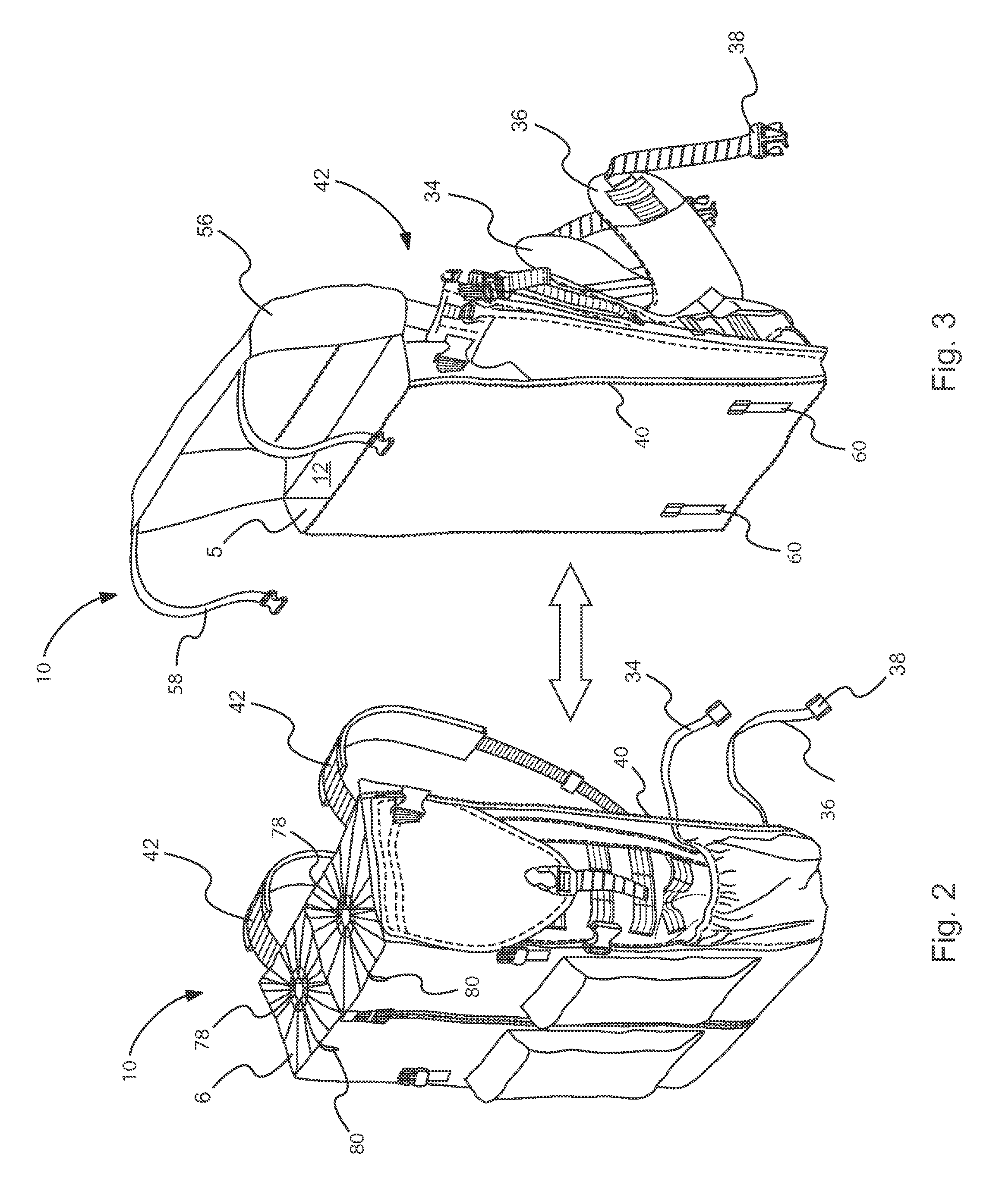 Component backpack system