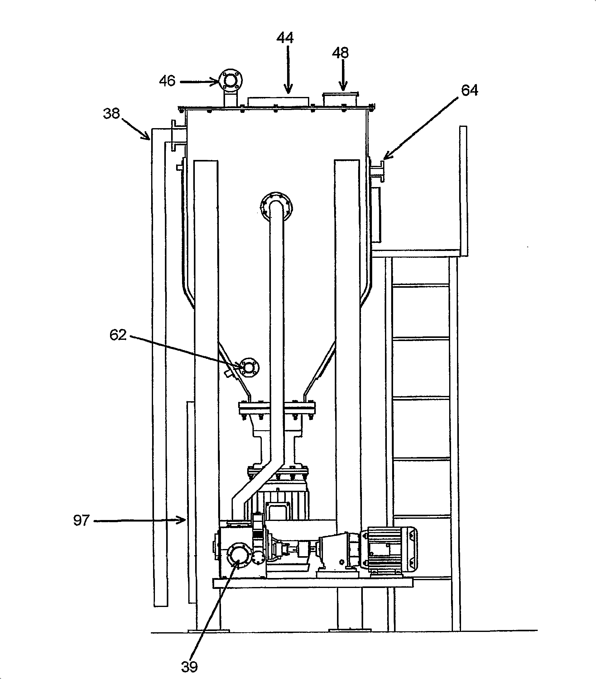 Asphalt reactor and blending system