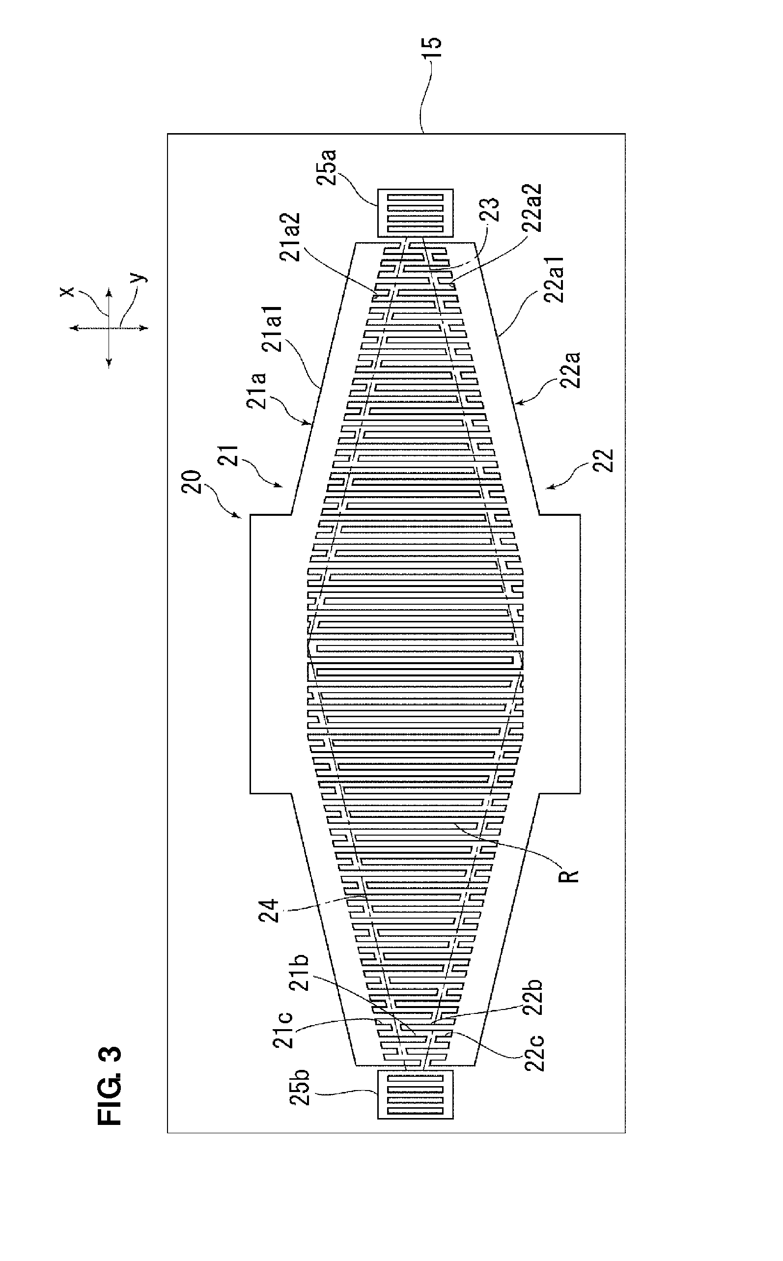 Ladder acoustic wave filter device and branching filter