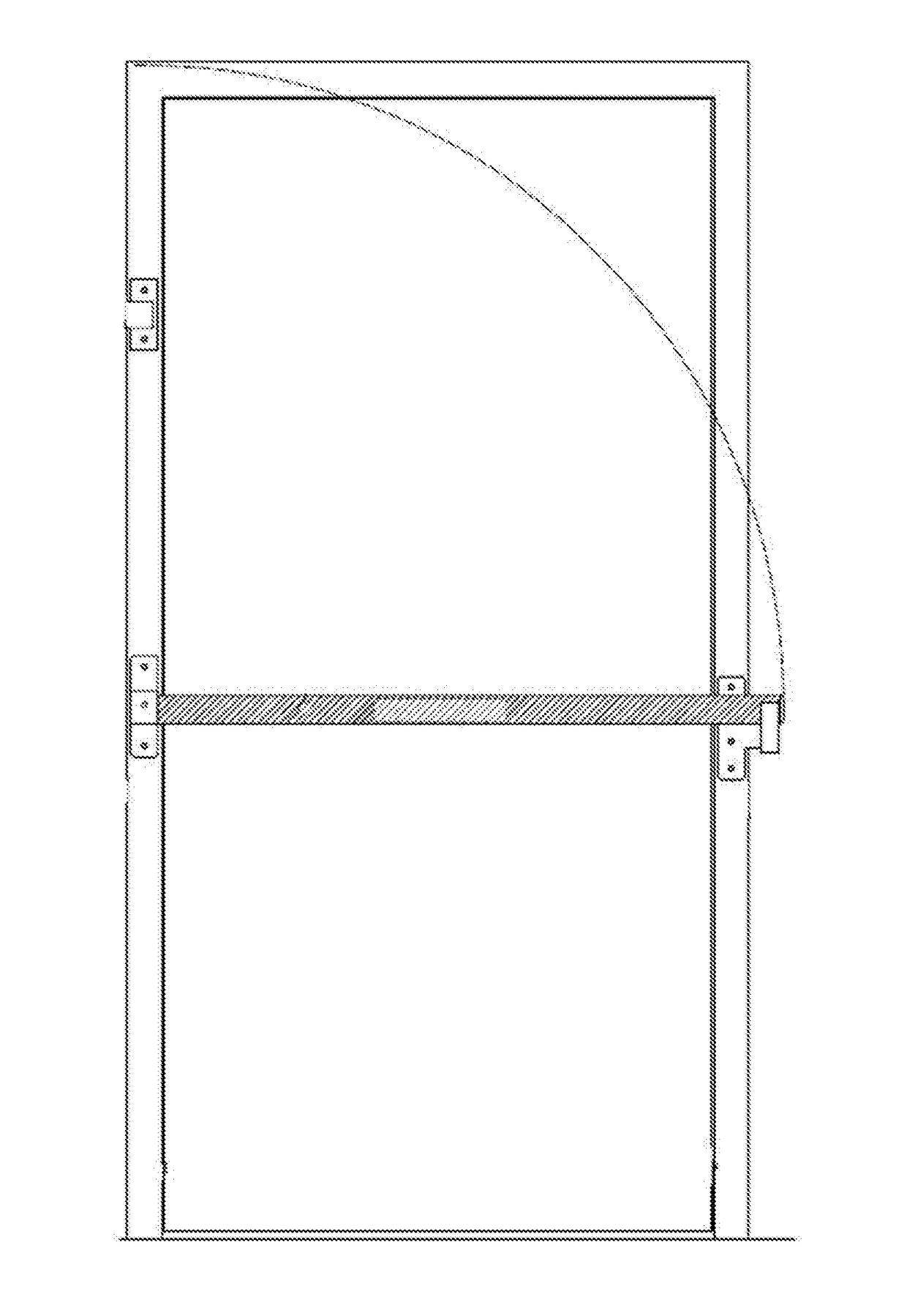 Confinement locking bar