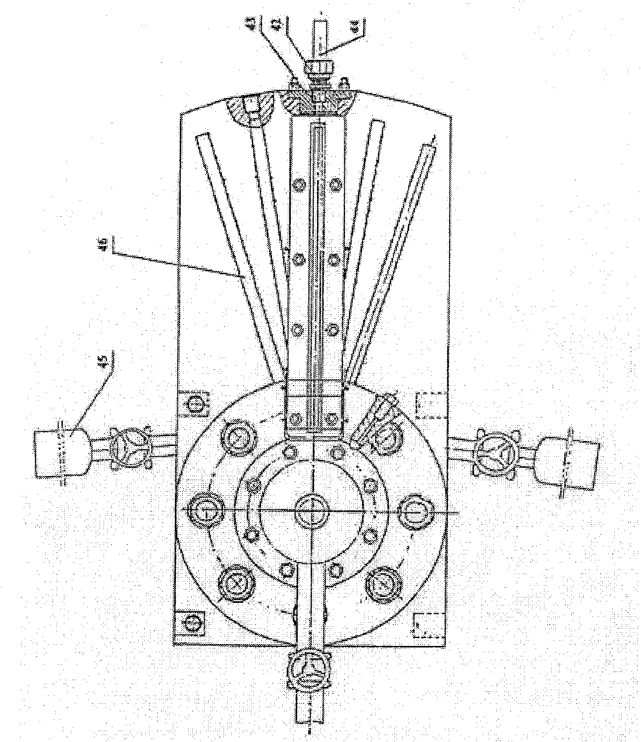 Multifunctional gas wave refrigerating jet stream field displaying apparatus and method for measuring