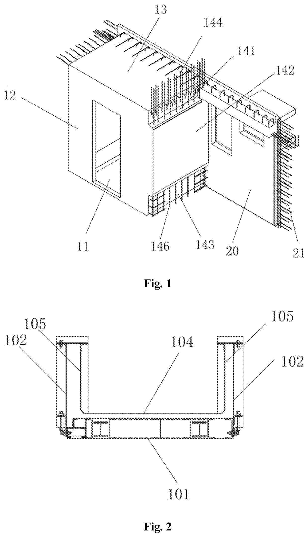 Prefabricated bathroom and methods for constructing and installing the same