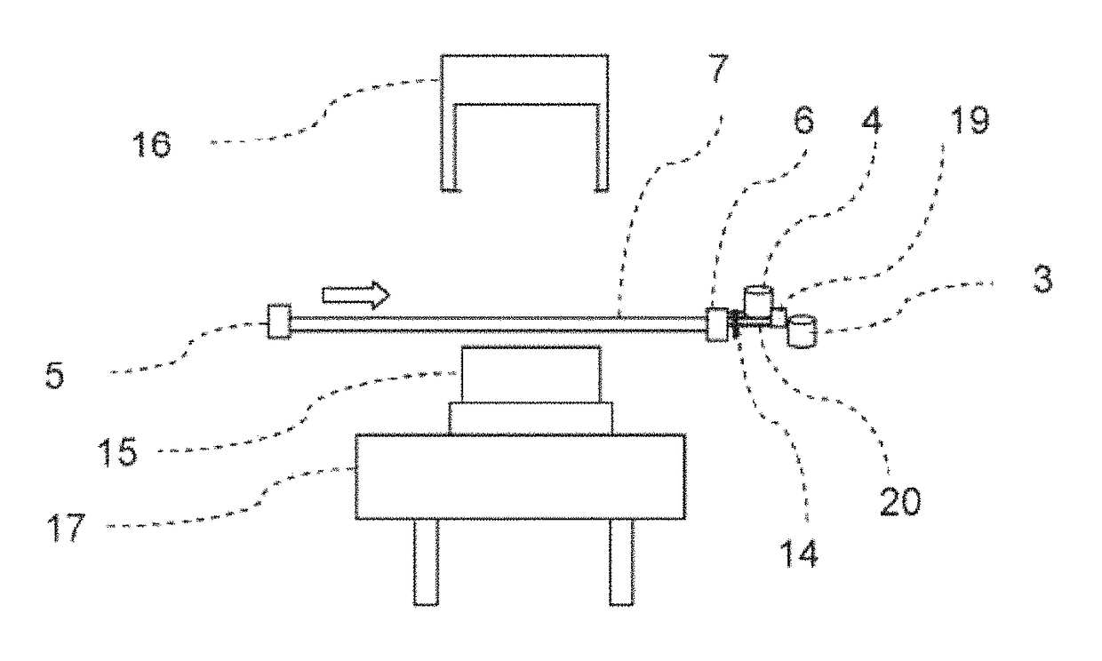 Device and method for producing fiber preforms