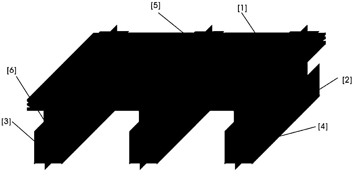 Split drainage waterproof system