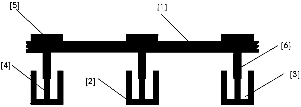 Split drainage waterproof system