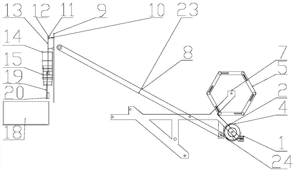 Ginger straw pulverizing, collecting and briquetting device