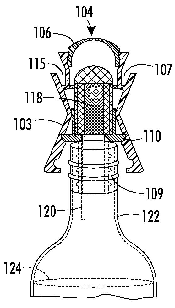 Wine pouring regulator and aerator therein