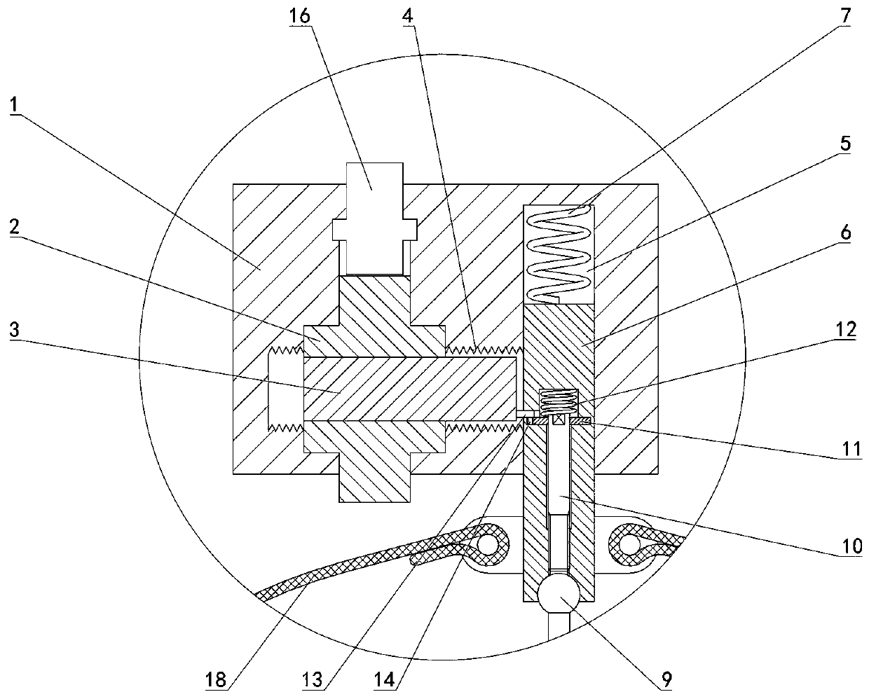 A postoperative fixation device for tibial fracture