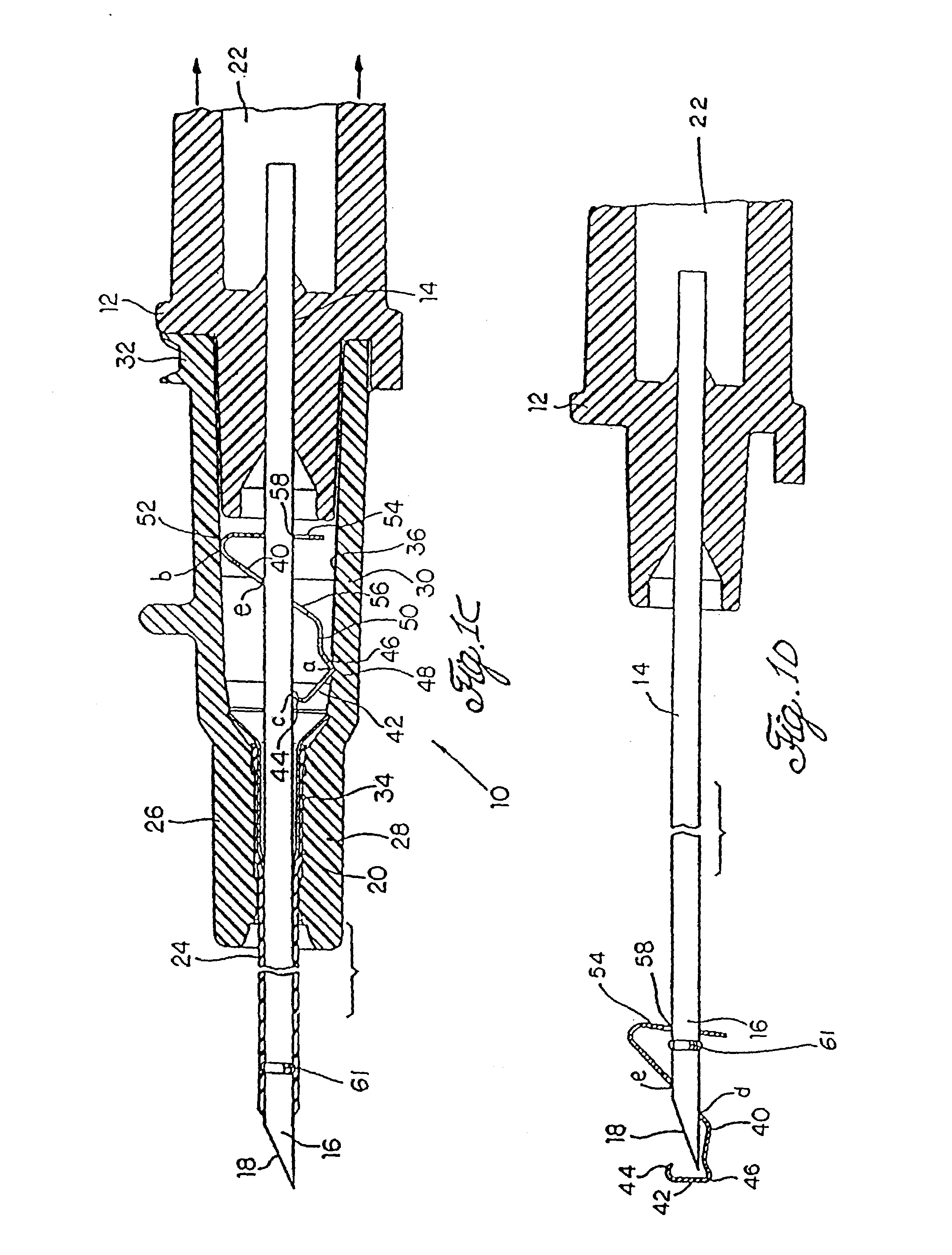 Spring clip safety IV catheter