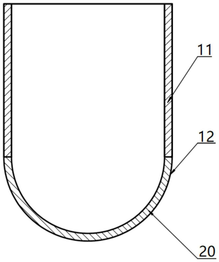 Reactor pressure vessel lower seal head with porous coating on outer wall surface